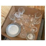 Parfait cups, wine, glasses, and salad plates