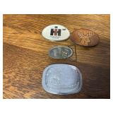 Belt buckets IH one is missing a part and chipped