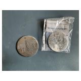 (2) Wendell August Forge ornaments