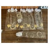 (12) necklaces w/ earrings nos