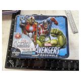 Avengers marvel puzzle in tin lunch box  unopened
