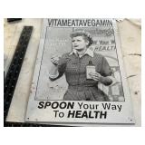 I love Lucy vitameatavegamin tin sign
