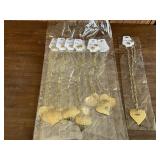 (12) necklaces w/ earrings nos