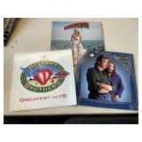 3 record albums David Allan Coe and 2 Bellamy