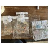 (6) kids necklaces w/earrings nos and (12) pairs