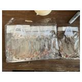 (12) kids necklaces w/earrings nos