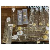 (12) necklaces w/ earrings nos