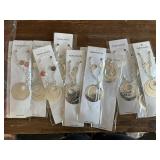 (12) necklaces w/ earrings nos