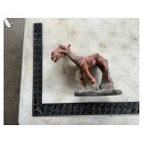 Bony pony, skinny horse, hungry horse, chalk