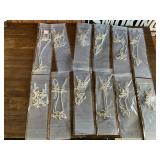 (12) necklaces w/ earrings nos