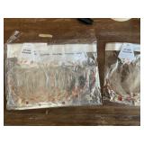 (12) kids necklaces w/earrings nos