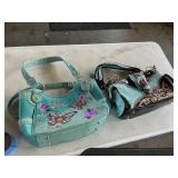 2 ladies purses both have concealed carry pockets