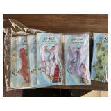 (12) kids necklaces w/earrings nos