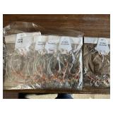 (12) kids necklaces w/earrings nos