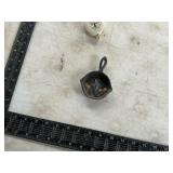 Cast iron minnie skillet ashtray