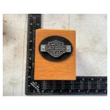 Harley Davidson motor cycle pencil/pen wooden box