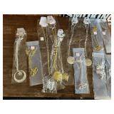 (12) necklaces w/ earrings nos