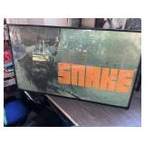 Snake poster framed