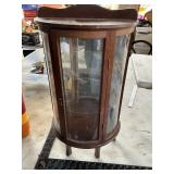 Vintage style miniature curio cabinet that hangs