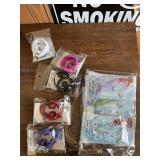 (6) kids necklaces w/earrings nos and (5) pairs