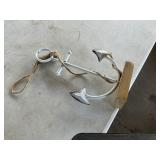 Metal anchor decor items