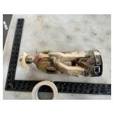 Beverage decanter , is open and is empty