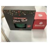 Giant watermelon stress ball and boxbollen ball