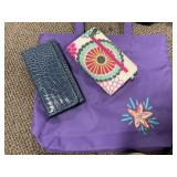 A purse and 2 wallets