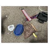 Key chains, phone holder, and change holder