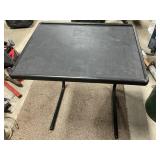 Plastic dinner tray table