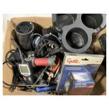 Flashlight, hitch light & other car related items