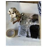 Dalmatian Statue and towel