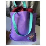 Small Tote Bag and blankets