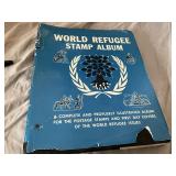 World refugee stamp album not complete
