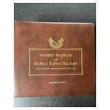 Golden Replica of United States stamps. A few