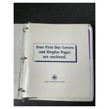 First Day of Covers stamps in binder