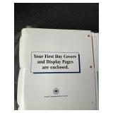 First Day Covers stamps in binder