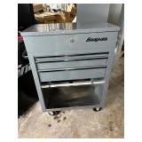 Gray Snap-On tool chest on wheels