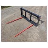 Kivel duel prong quick attach bale spear, U.S.A.