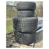 (4) Turf tires