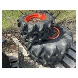 4  AG tires from a Kubota tractor