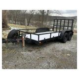 Tran-dom axle unitity trailer WITH TITLE