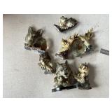 Wolf and deer decor