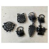 Trivets and wall decor the one pictured last is