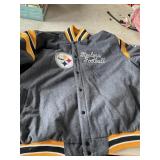 Steelers football jacket sz unknown