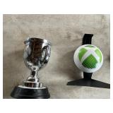 Xbox light up  trophy and headphone stand