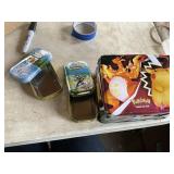 (3) Pokï¿½mon tins EMPTY