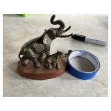 Small elephant decor statue