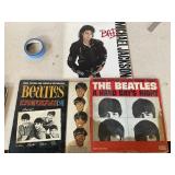 (2) Beatles record has water damage one Michael