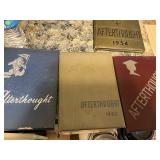 1954,1952,1950,1953 Afterthought yearbooks